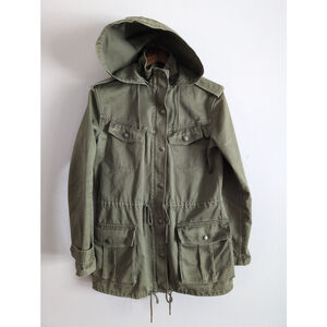Aritzia Talula Military/ Olive Green Hooded Trooper Safari Jacket Women Sz XS